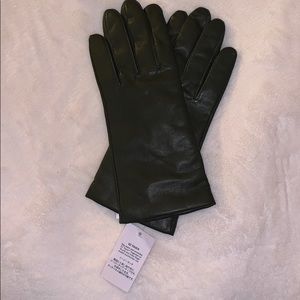 New women’s Lands End EZ Touch leather gloves